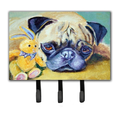 Jensendistributionservices Pug Bunny Rabbit Leash or Key Holder MI1714502